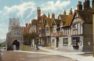 Hospital Leycester y Westgate, Warwick de English Photographer