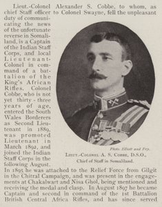 El teniente coronel A S Cobbe, DSO, jefe de personal en Somalilandia de English Photographer