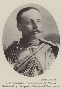 Teniente Coronel Audley D. Neeld, Comandante del Contingente Compuesto de la Casa de English Photographer