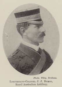 Teniente Coronel J. J. Byron, Artillería Real Australiana de English Photographer