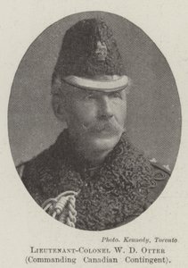 El teniente coronel W. D. Otter, comandante del contingente canadiense de English Photographer