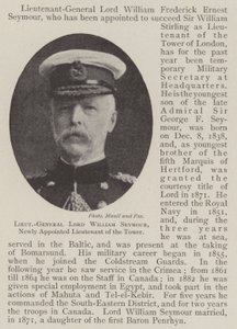 Teniente General Lord William Seymour, recién nombrado teniente de la Torre