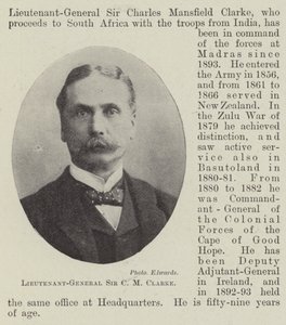 Teniente-General Sir C M Clarke de English Photographer