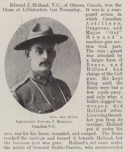 Teniente Edward J. Holland, VC Canadiense de English Photographer