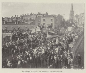 Sábado de botes salvavidas en Bristol, la procesión de English Photographer