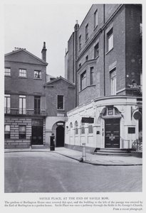 Londres: Savile Place, al final de Savile Row de English Photographer