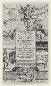 Longinus, G T para G Webb, Oxford 1636