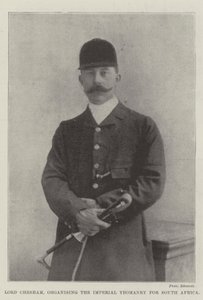Lord Chesham, organizando la caballería imperial para Sudáfrica de English Photographer