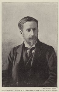 Lord George Hamilton, MP, presidente del Consejo Escolar de Londres de English Photographer