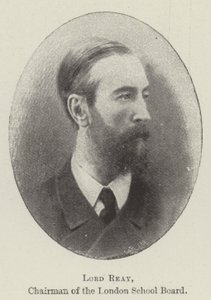 Lord Reay, presidente de la Junta Escolar de Londres de English Photographer