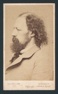 Lord Tennyson, tarjeta de visita