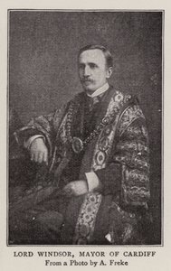 Lord Windsor, Alcalde de Cardiff de English Photographer