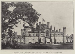Castillo de Lowther, Westmorland, la Residencia del Conde de Lonsdale