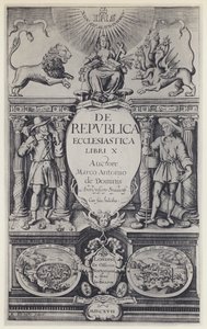 M A de Dominis, De republica ecclesiastica, G Norton y J Bill 1617 de English Photographer