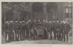 Destacamento de ametralladoras de los Voluntarios de Rifles de Middlesex 22 de English Photographer