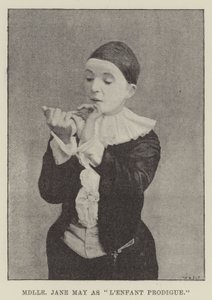 Mademoiselle Jane May como Lenfant Prodigue