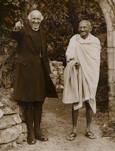 Mahatma Gandhi, líder indio del movimiento por la independencia del dominio británico de English Photographer