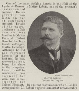 Maitre Labori, abogado de Dreyfus de English Photographer