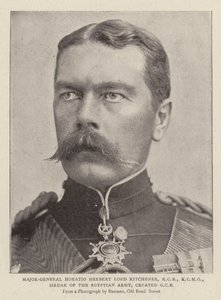 Mayor General Horatio Herbert Lord Kitchener, KCB, KCMG, Sirdar del ejército egipcio, creado GCB de English Photographer