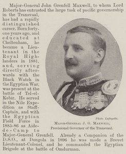 Mayor General J G Maxwell, Gobernador Provisional del Transvaal de English Photographer
