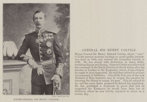 El mayor general Sir Henry Colvile de English Photographer