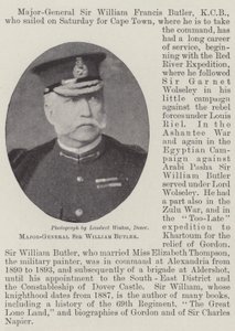 Mayor-General Sir William Butler de English Photographer