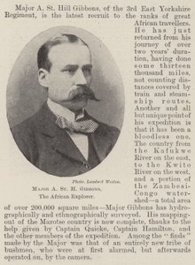Mayor A St H Gibbons, el explorador africano