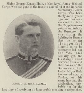 Mayor G E Hale, RAMC de English Photographer