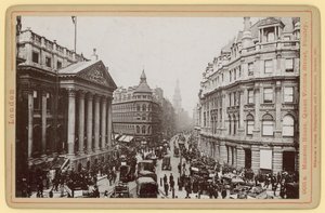 Mansion House, Queen Victoria Street, Poultry, Londres de English Photographer