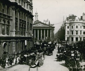 Calle Mansion House, Londres de English Photographer