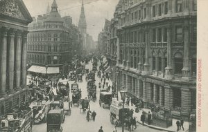 Mansion House y Cheapside, Londres de English Photographer