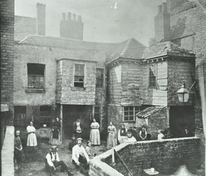 Mercado Court, Londres, 1868 de English Photographer