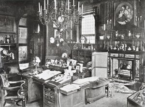 Marlborough House, Pall Mall, Westminster LB: Estudio del Príncipe de Gales, 1895 de English Photographer