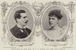 Matrimonio del honorable W F D Smith, MP por el Strand