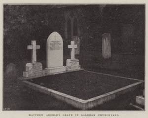 La Tumba de Matthew Arnold en el Cementerio de Laleham de English Photographer