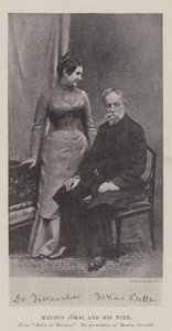 Maurus Jokai y su esposa de English Photographer