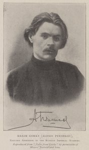 Máximo Gorki (Alexis Pyeshkov), rechazado en la Academia Imperial Rusa de English Photographer