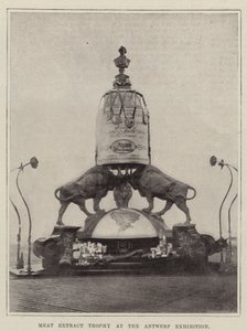 Trofeo de extracto de carne en la Exposición de Amberes de English Photographer
