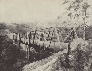 Tuberías de suministro de agua de Melbourne, sobre el río Plenty, Greensborough de English Photographer