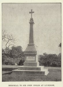 Memorial a Sir John Inglis en Lucknow de English Photographer