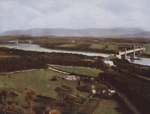 Estrecho de Menai desde la Columna de Anglesey de English Photographer