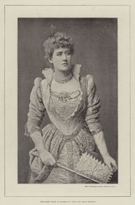 Miss Ellen Terry como Beatrice en Mucho Ruido y Pocas Nueces de English Photographer