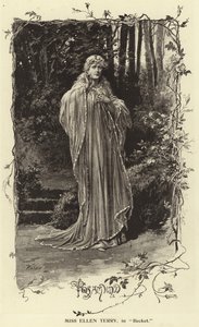 Señorita Ellen Terry, en Becket de English Photographer