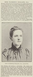 La Srta. Florence Holland, BA, Calcuta de English Photographer