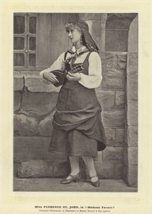 Miss Florence St John, en Madame Favart