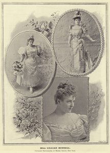 Miss Lillian Russell de English Photographer
