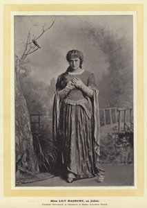 Miss Lily Hanbury, como Julieta de English Photographer