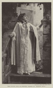 Señorita Lucile Hill como Dorothy Vernon en Haddon Hall de English Photographer