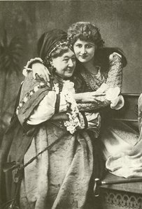 Miss Mary Anderson y Mrs Stirling como Julieta y la Nodriza (gravure)
