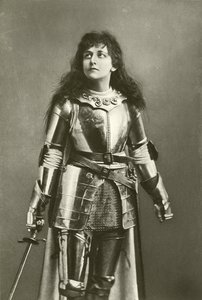Miss Mary Kingsley como Juana de Arco (gravure) de English Photographer